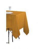 Nappe rectangle en polyester 145 x 200 cm Curry
